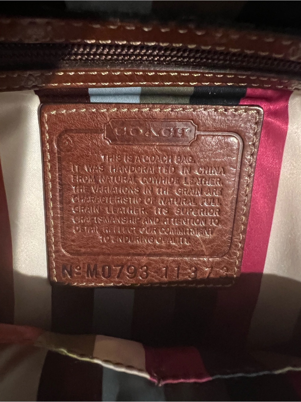 Rare Coach 65th Anniversary Legacy Thompson Satchel M0793-11373 - Picture 7 of 16